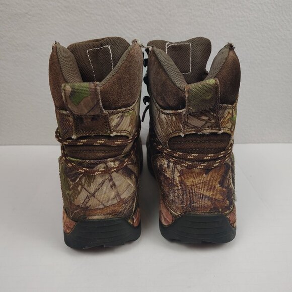 Game Winner Camo Boots Big Kid Boys sz 7 Hunting Hiking Lace Up - Picture 4 of 11